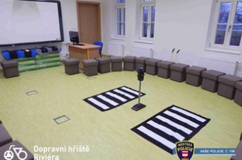 Dopravní hřiště a učebny Městské policie Brno v areálu Riviéra